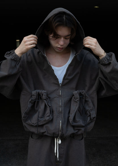 [refomed] "KINCHAKU" DUCK HOODIE