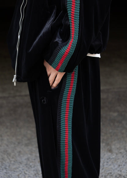 [The DUFFER N NEPHEWS] TRACK PANTS VELOURS