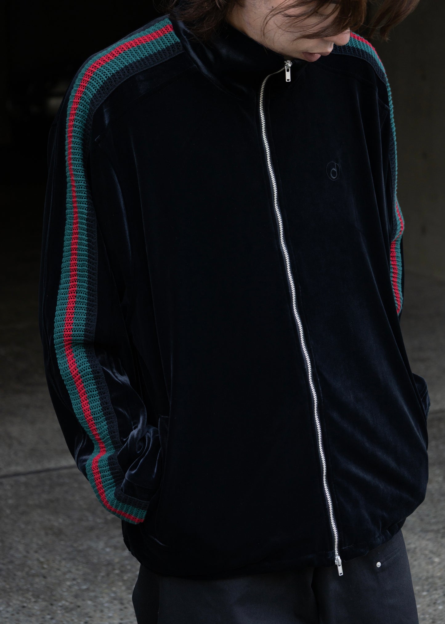 [The DUFFER N NEPHEWS] TRACK JACKET VELOURS