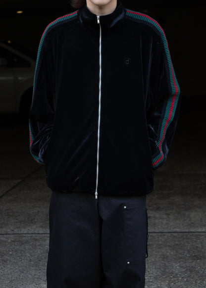 [The DUFFER N NEPHEWS] TRACK JACKET VELOURS