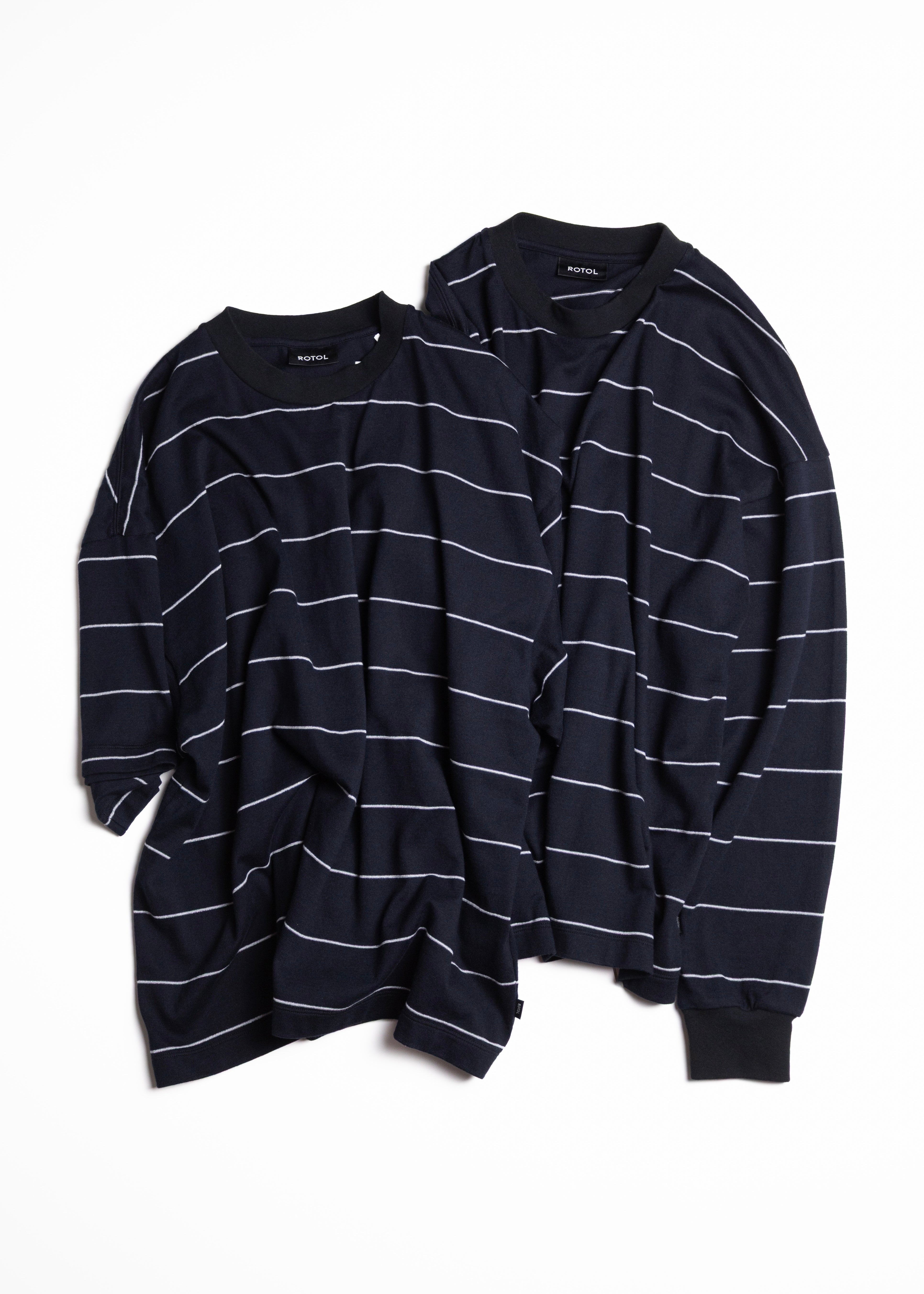 ROTOL ボーダーTシャツ タグ付き ROTOL ロトル ワイドツイストロング