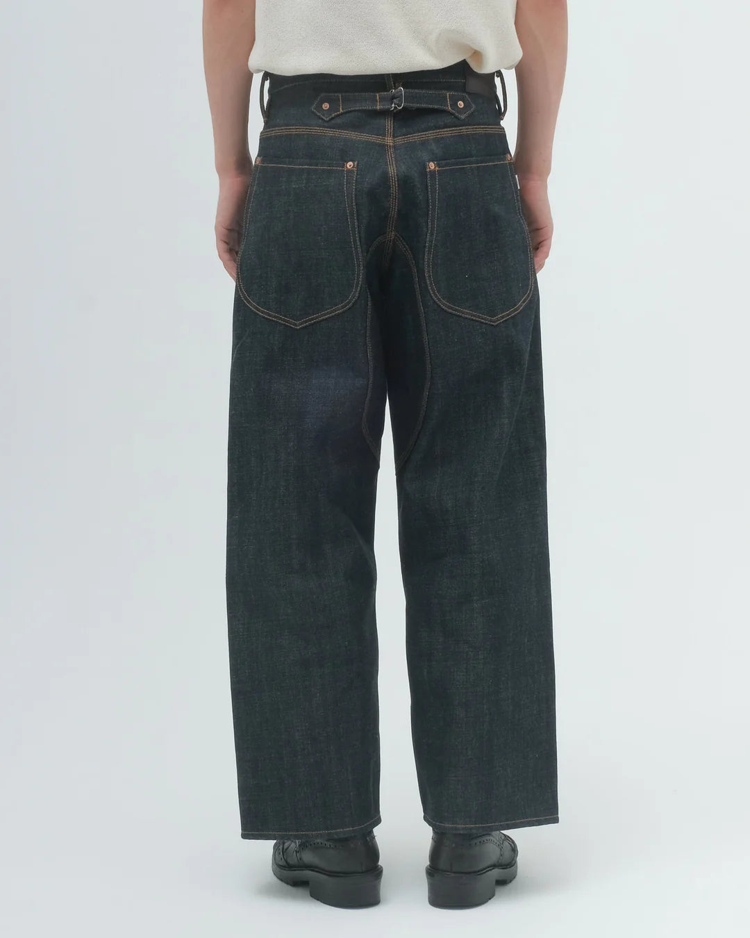 [SUGARHILL] CLASSIC DOUBLE KNEE DENIM PANTS