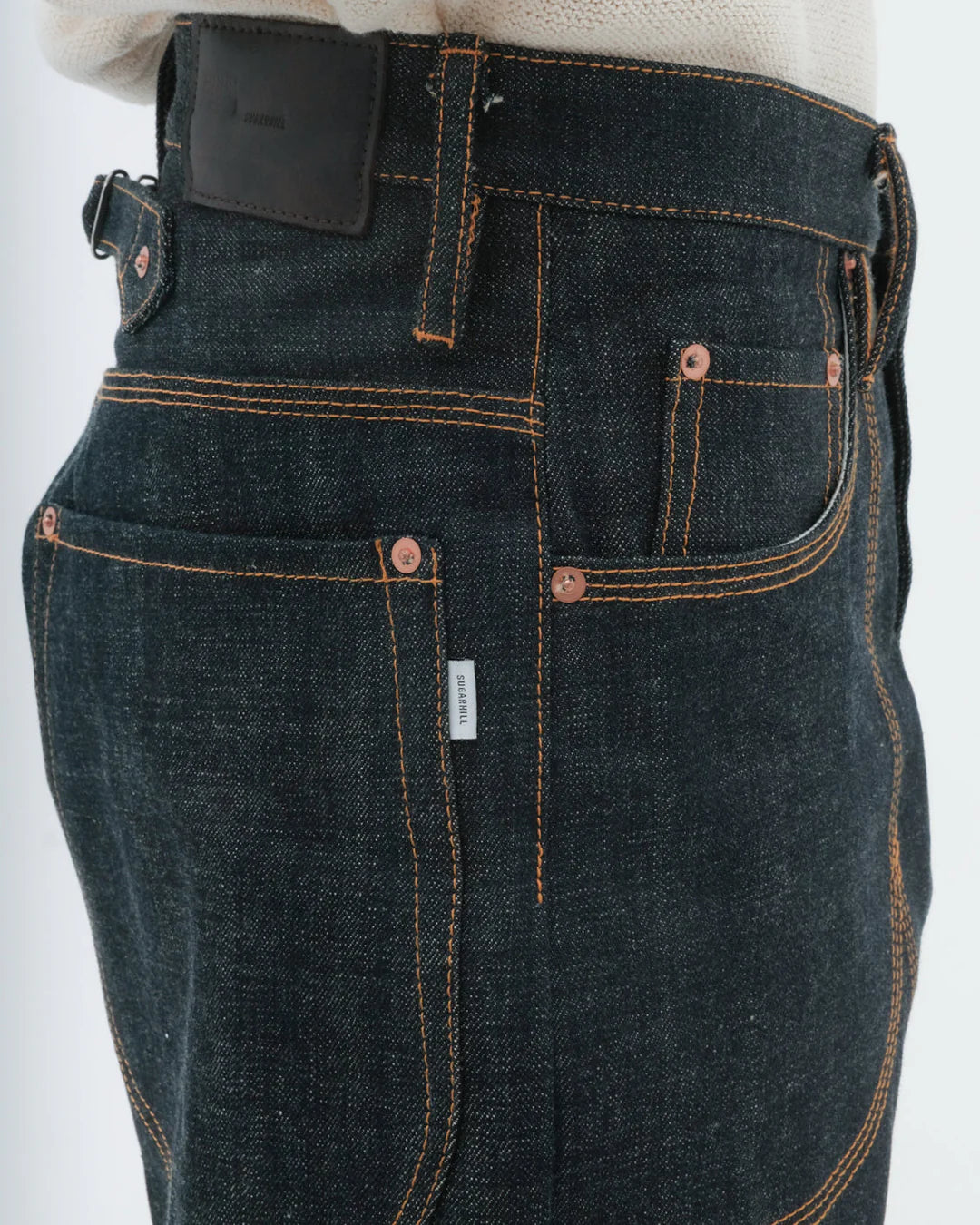 [SUGARHILL] CLASSIC DOUBLE KNEE DENIM PANTS