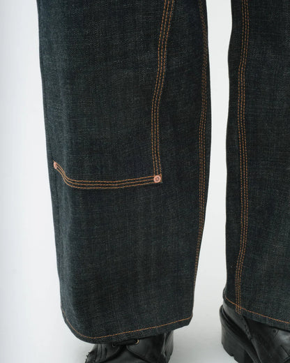 [SUGARHILL] CLASSIC DOUBLE KNEE DENIM PANTS