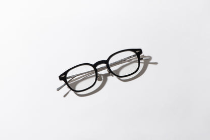 [NOCHINO OPTICAL] JIFUSAN #1. GLOSS BLACK × CLEAR TO GREY