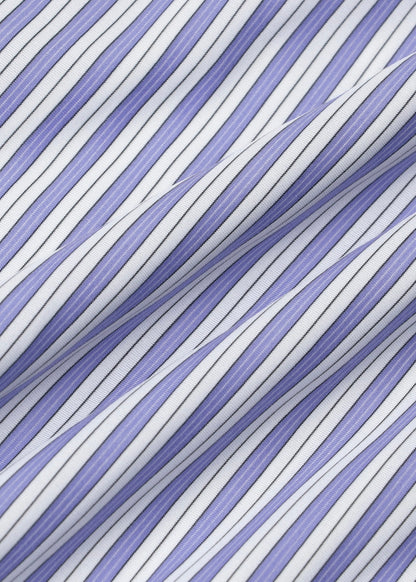[KANEMASA PHIL.] 46G Stripe Atmosphere Shirt