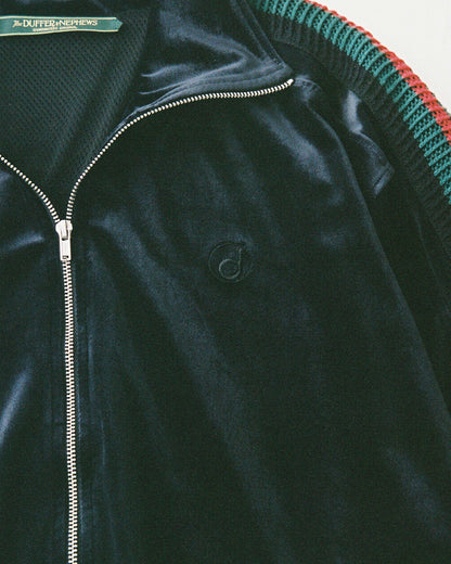 [The DUFFER N NEPHEWS] TRACK JACKET VELOURS