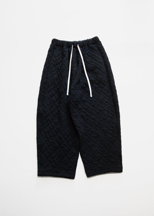 [my beautiful landlet] QUILTED JACQUARD WIDE EASY PANTS