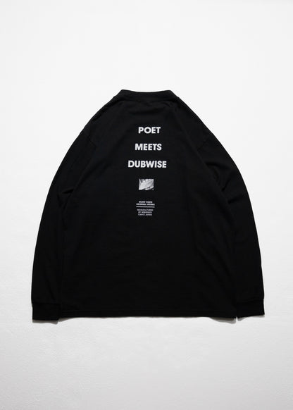 [POET MEETS DUBWISE] PMD Loose Fit Logo L/S T-shirt