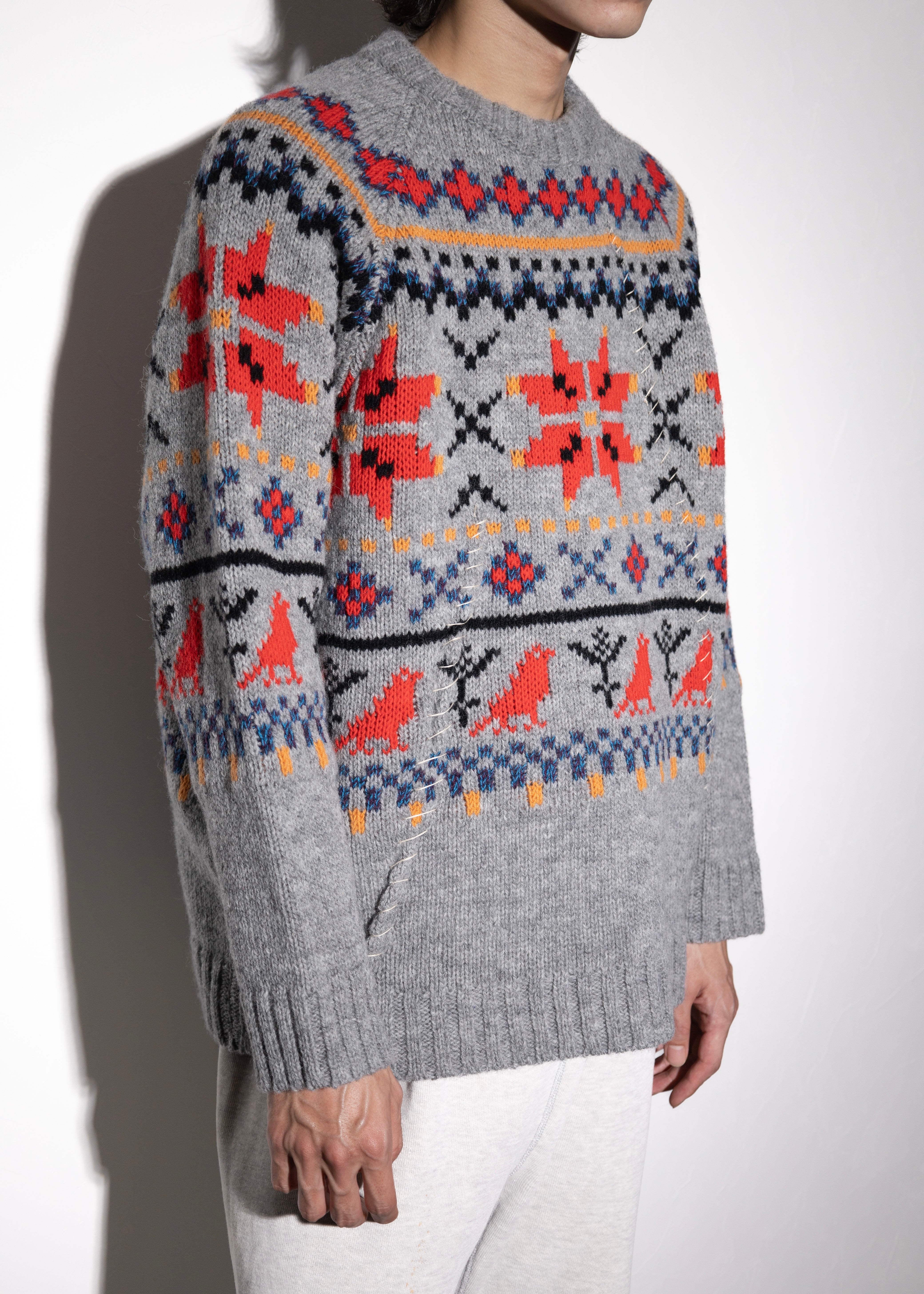 週末限定値下げ！　KHOKI コッキ　 24AW ノルディックセーター サイズ1 KHOKI（コッキ） Nordic sweater - 通販 – process