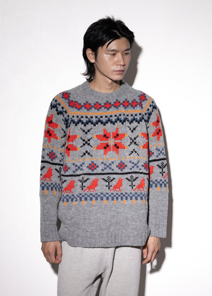 [KHOKI] Nordic sweater