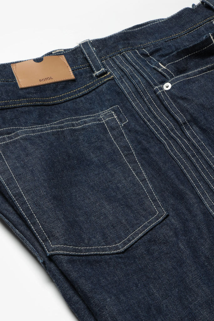 [ROTOL] TRIPLE SEAMS 6P DENIM WIDE