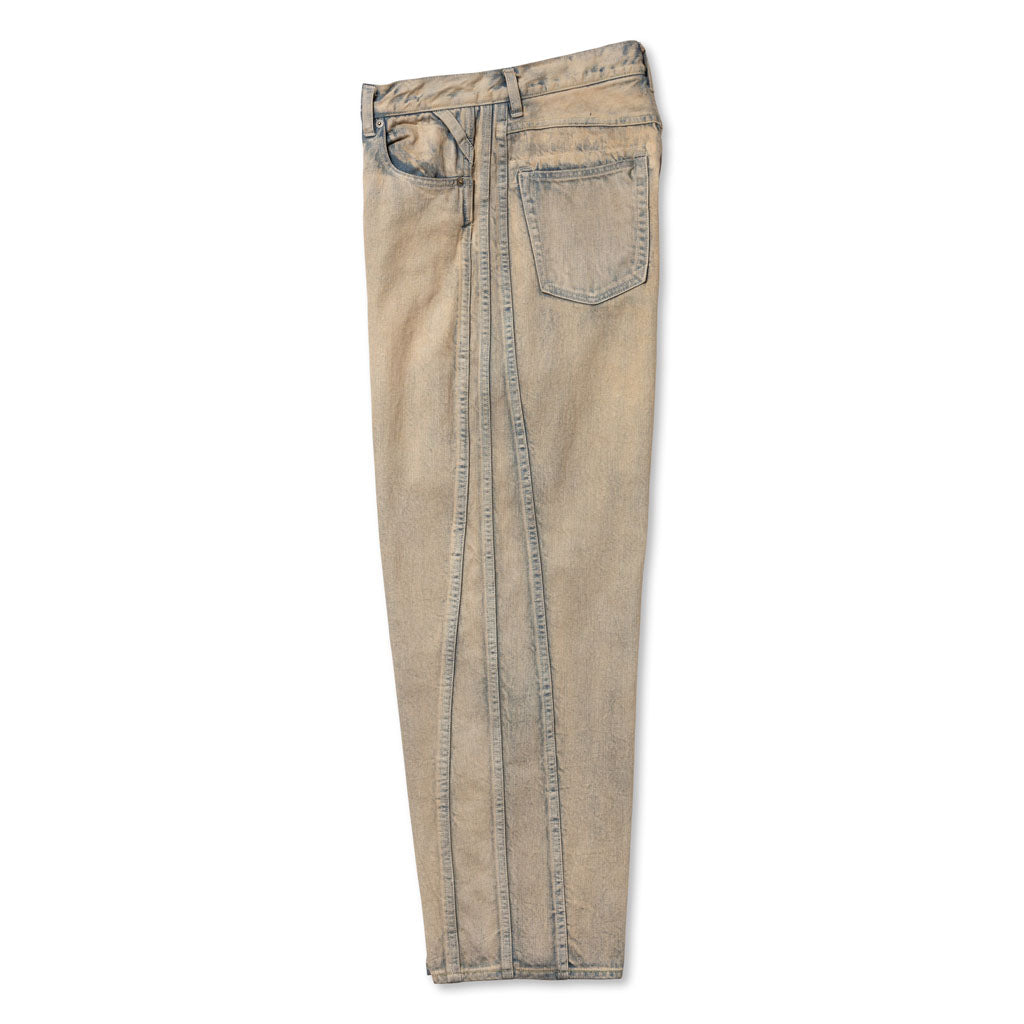 [ROTOL] TRIPLE SEAMS 6P DENIM WIDE BLEACH