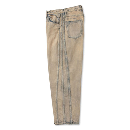 [ROTOL] TRIPLE SEAMS 6P DENIM WIDE BLEACH