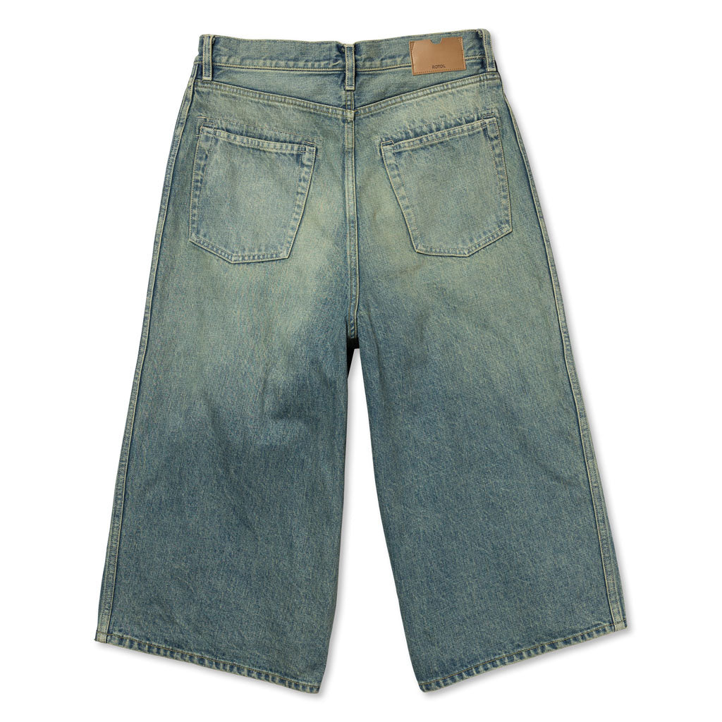 [ROTOL] TRIPLE SEAMS 6P DENIM SHORTS DAMAGE