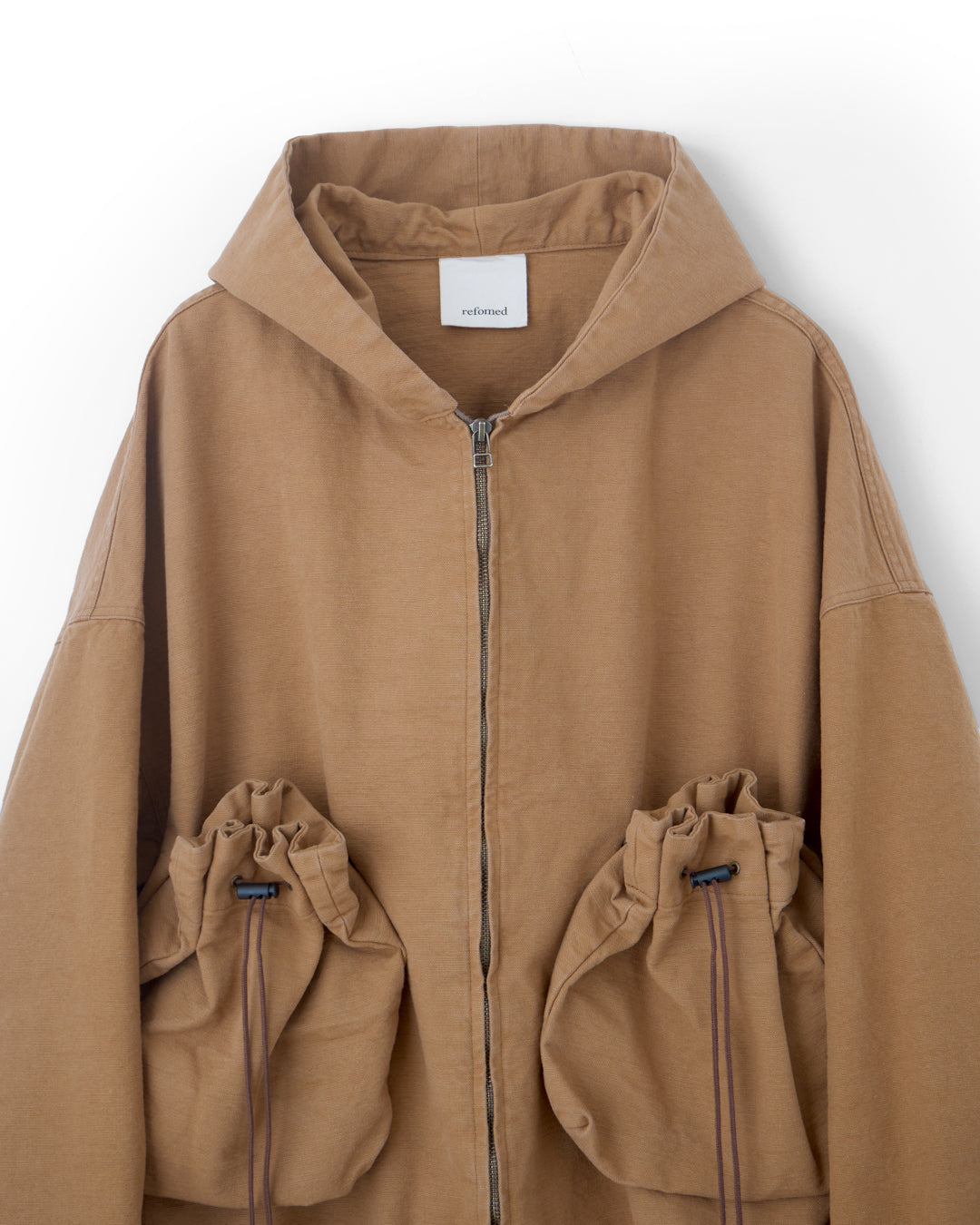 [refomed] "KINCHAKU" DUCK HOODIE