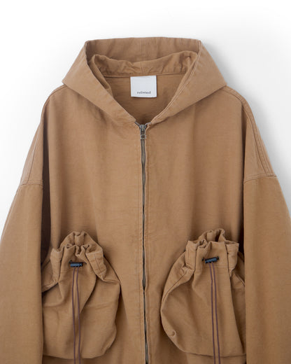[refomed] "KINCHAKU" DUCK HOODIE