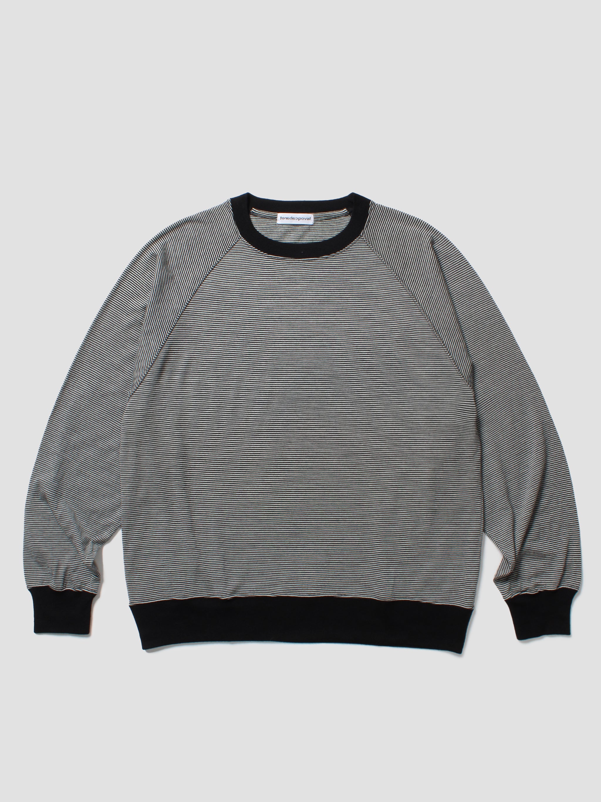CABARET POVAL（キャバレーポヴァール）Merino Wool Raglan Top – process