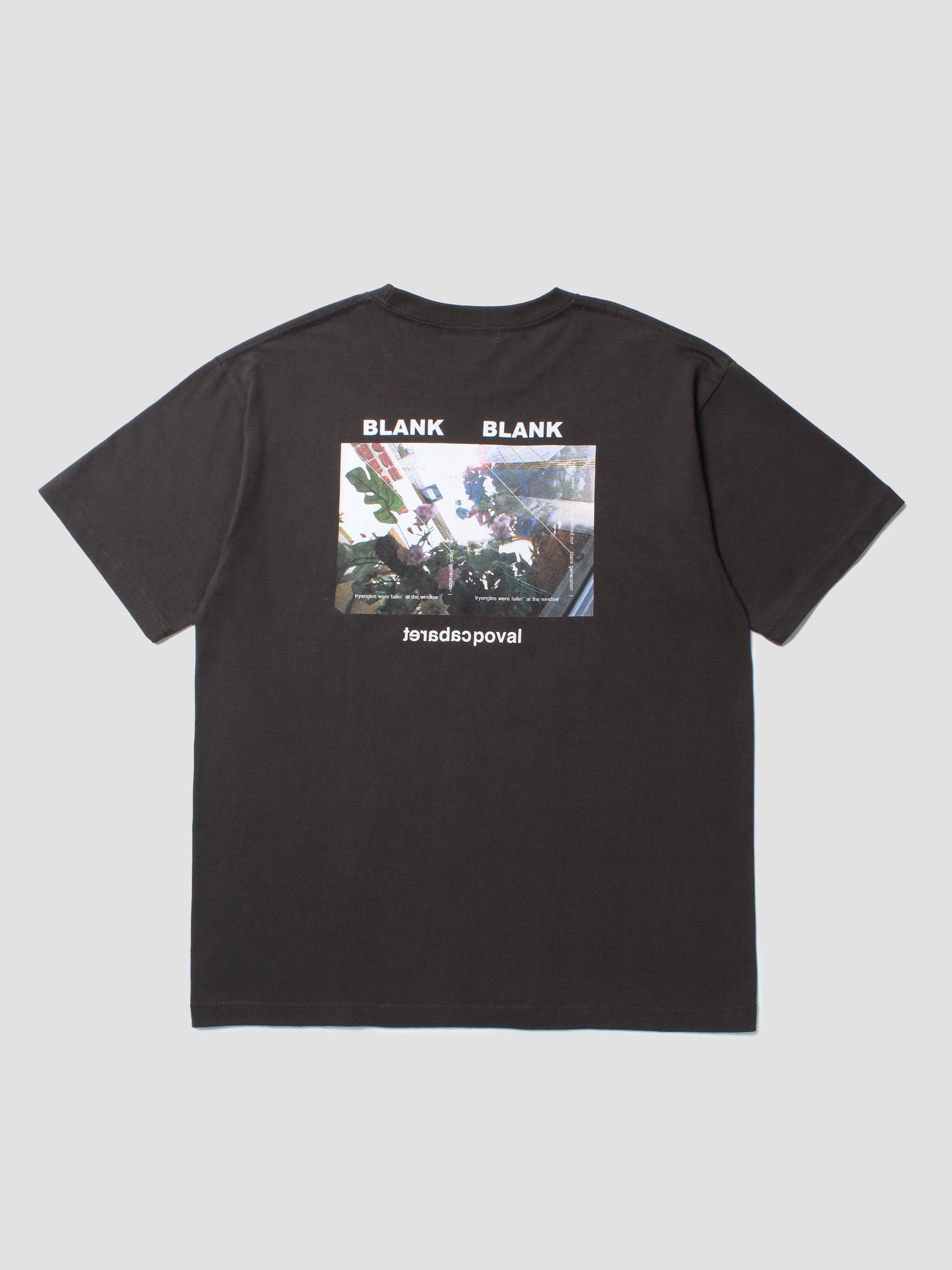 CABARET POVAL（キャバレーポバール）Framed Tee – process