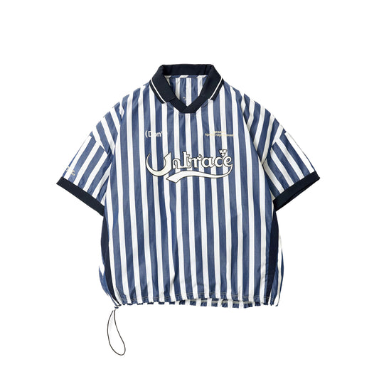 [UNTRACE]STRIPE FOOTBALL GAME SHIRT S/S