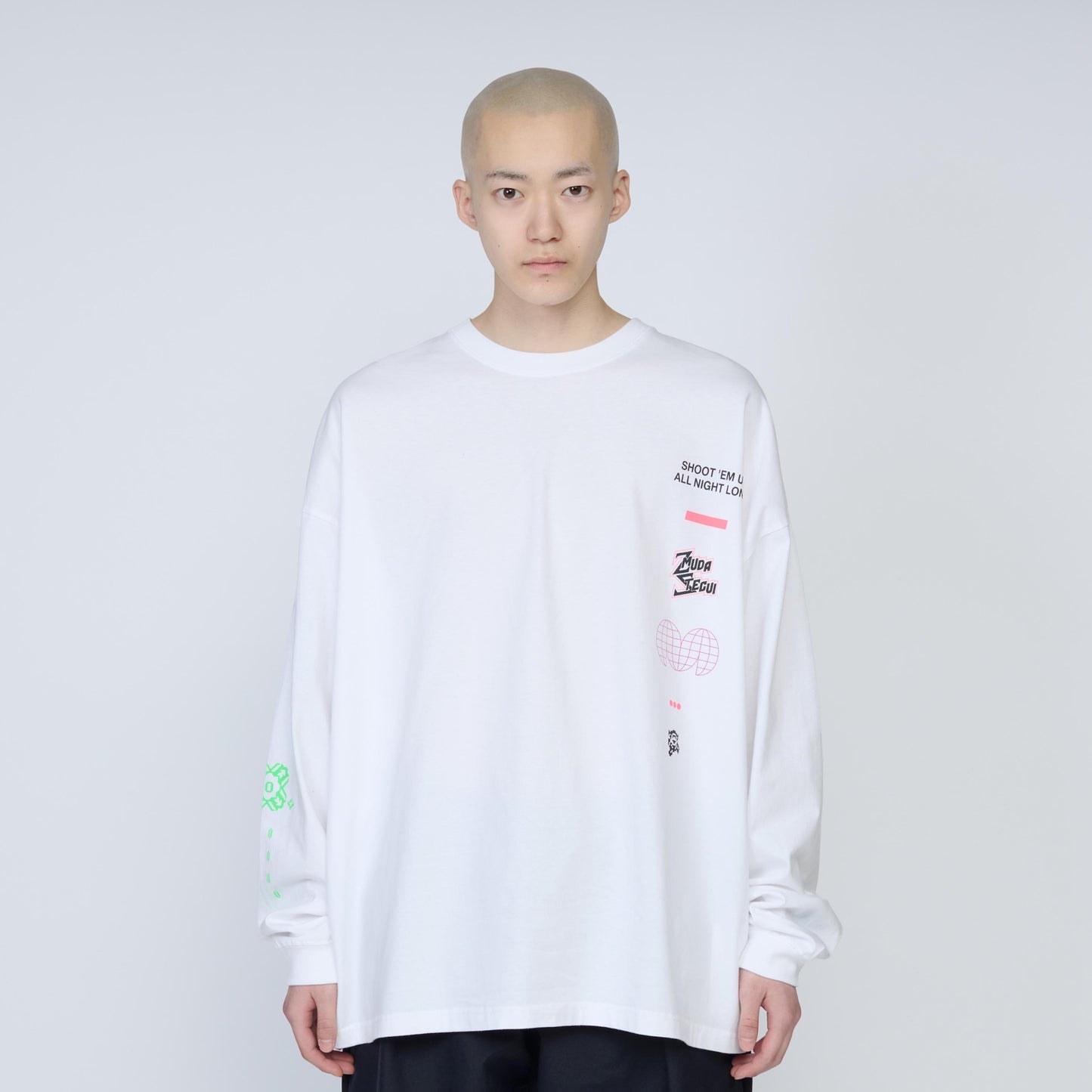 [UNTRACE] _213 / L/S Graphic tee_3