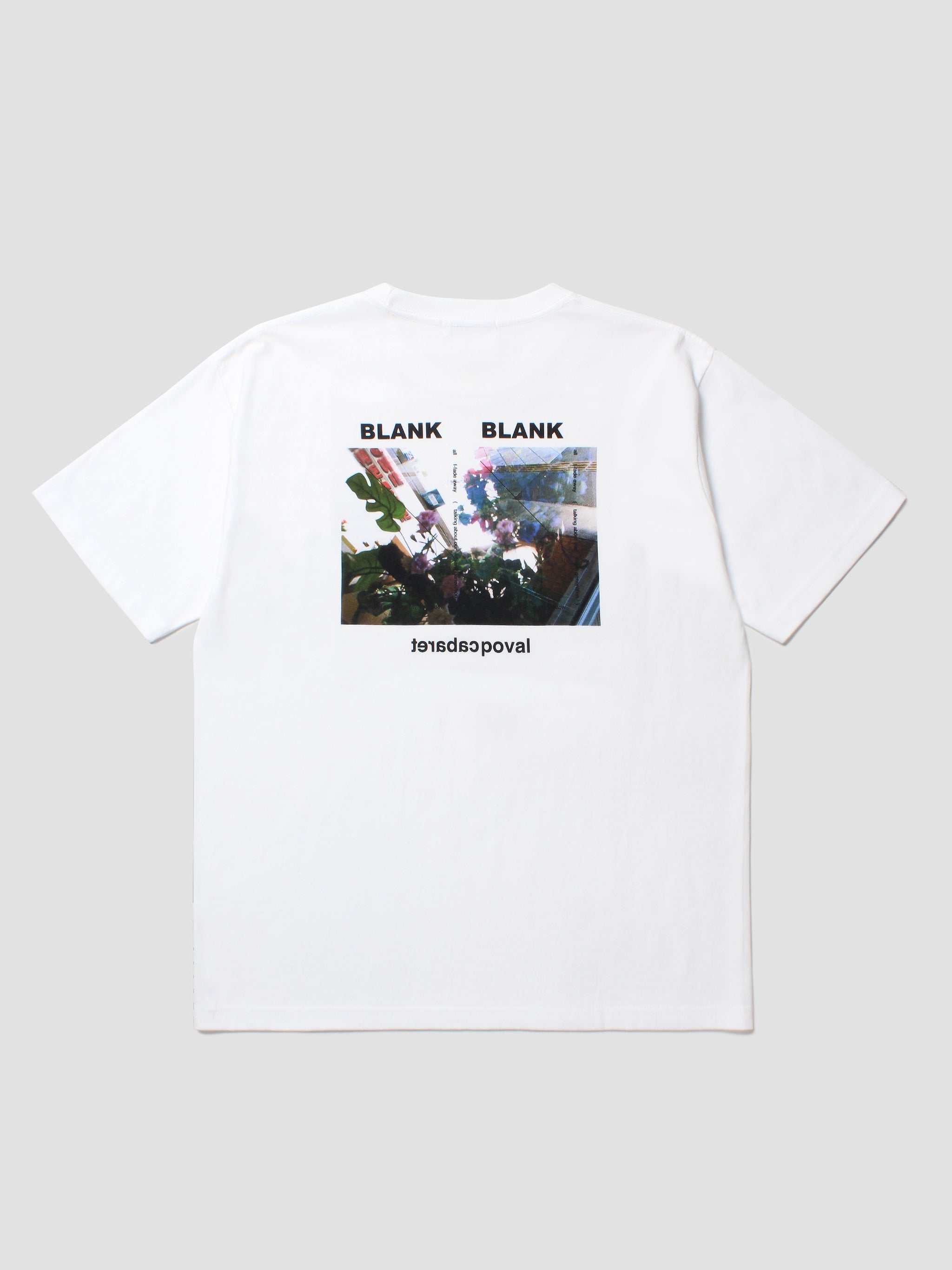 CABARET POVAL（キャバレーポバール）Framed Tee – process