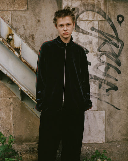 [The DUFFER N NEPHEWS] TRACK JACKET VELOURS
