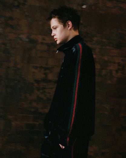[The DUFFER N NEPHEWS] TRACK JACKET VELOURS