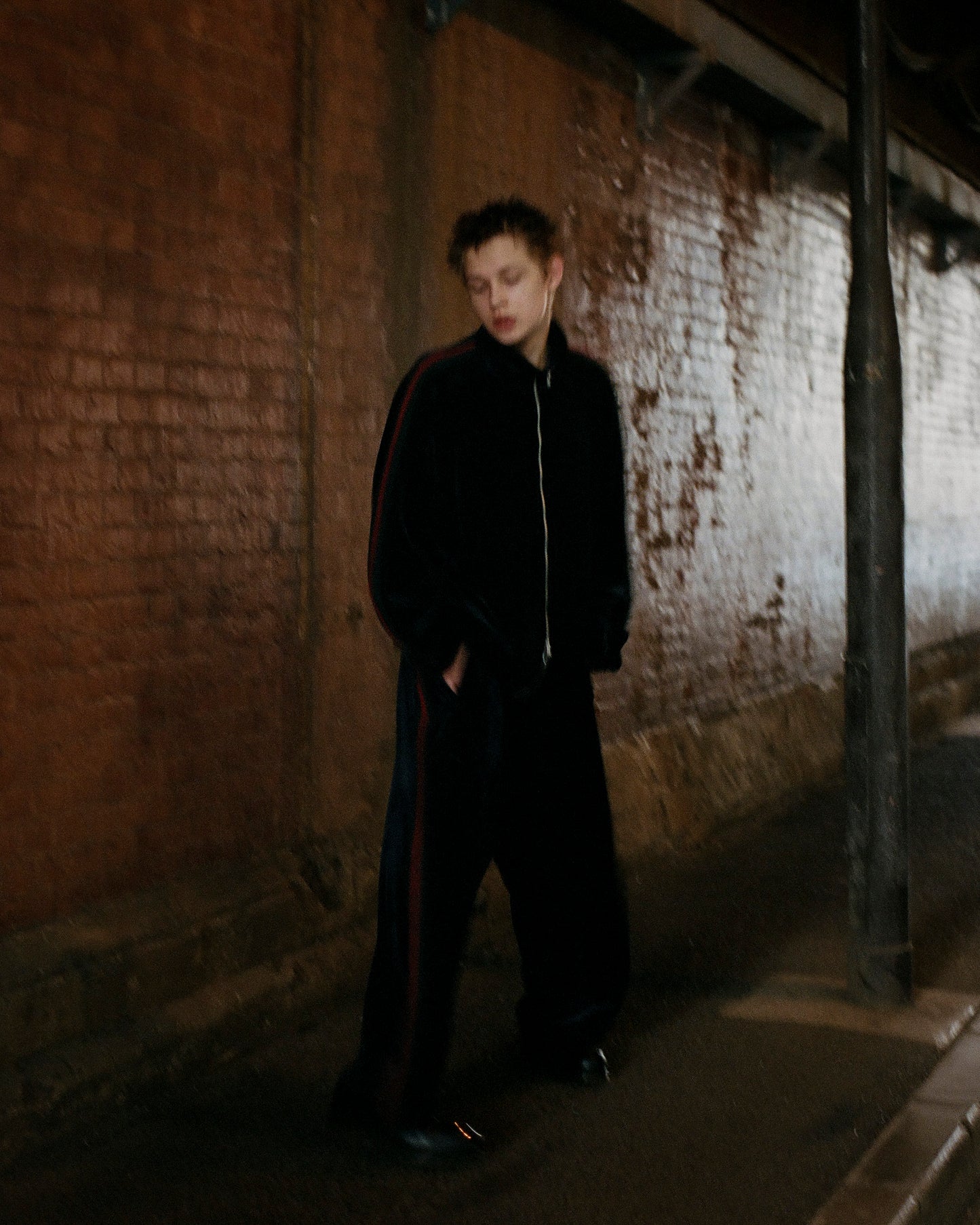 [The DUFFER N NEPHEWS] TRACK JACKET VELOURS