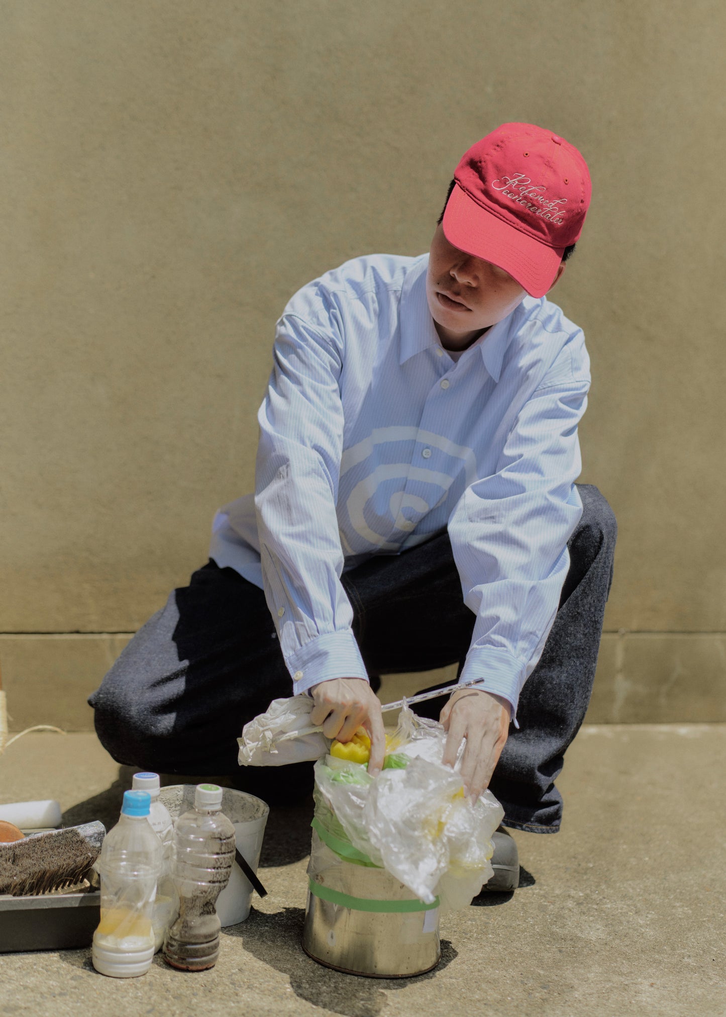 [refomed × SOL soonerorlater] ”GuruGuru” SLOUCH SHIRT