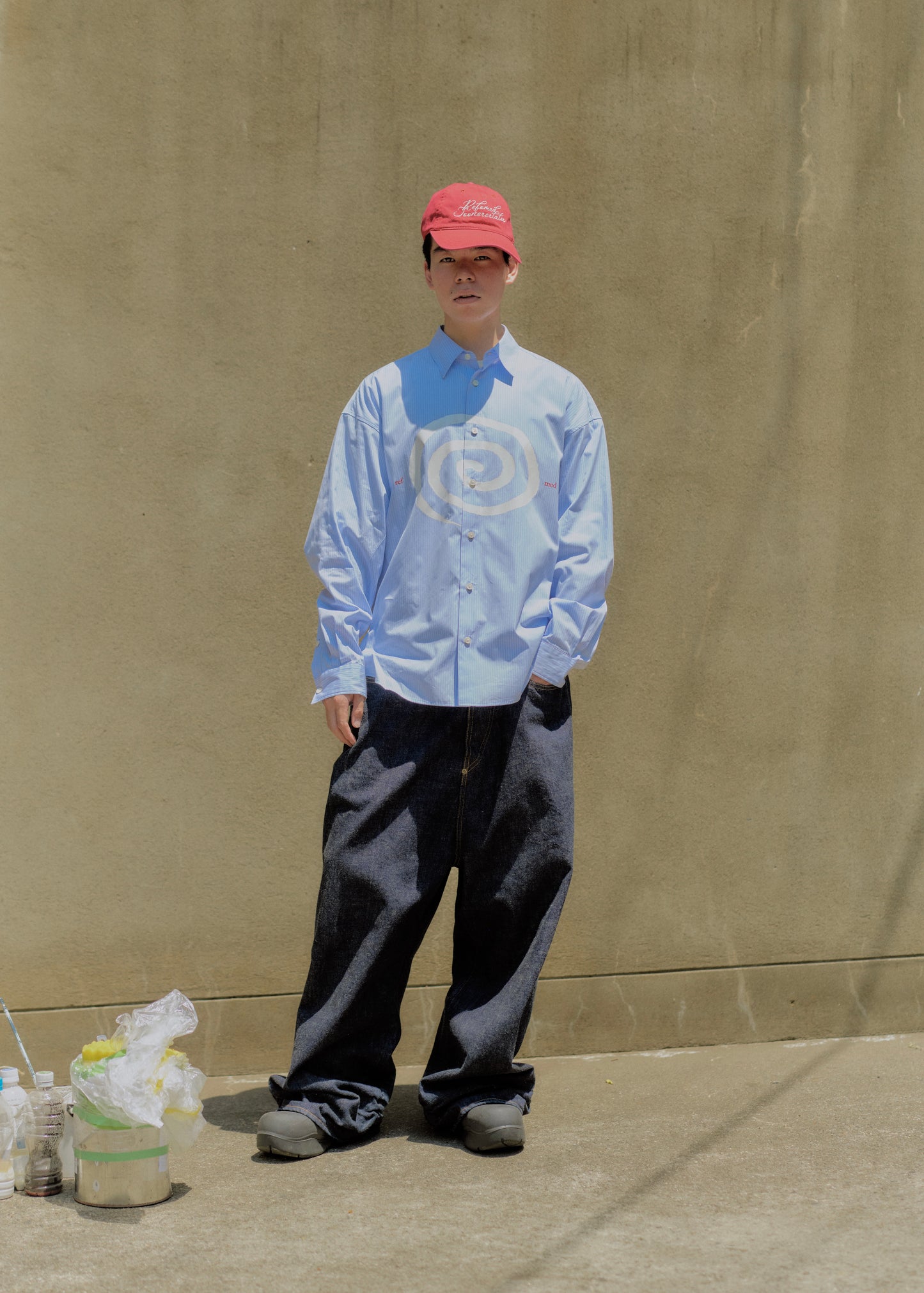 [refomed × SOL soonerorlater] ”GuruGuru” SLOUCH SHIRT